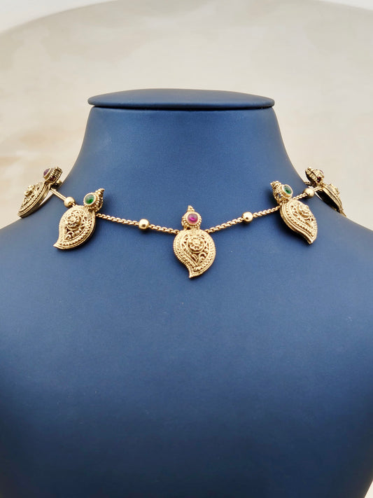 Multi Pendant Mango Necklace