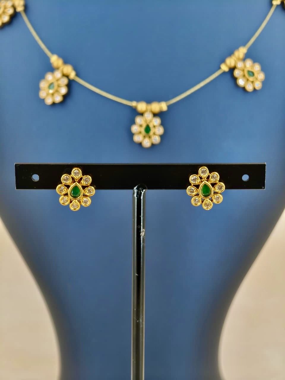 Beautiful A D Stone Invisible Necklace