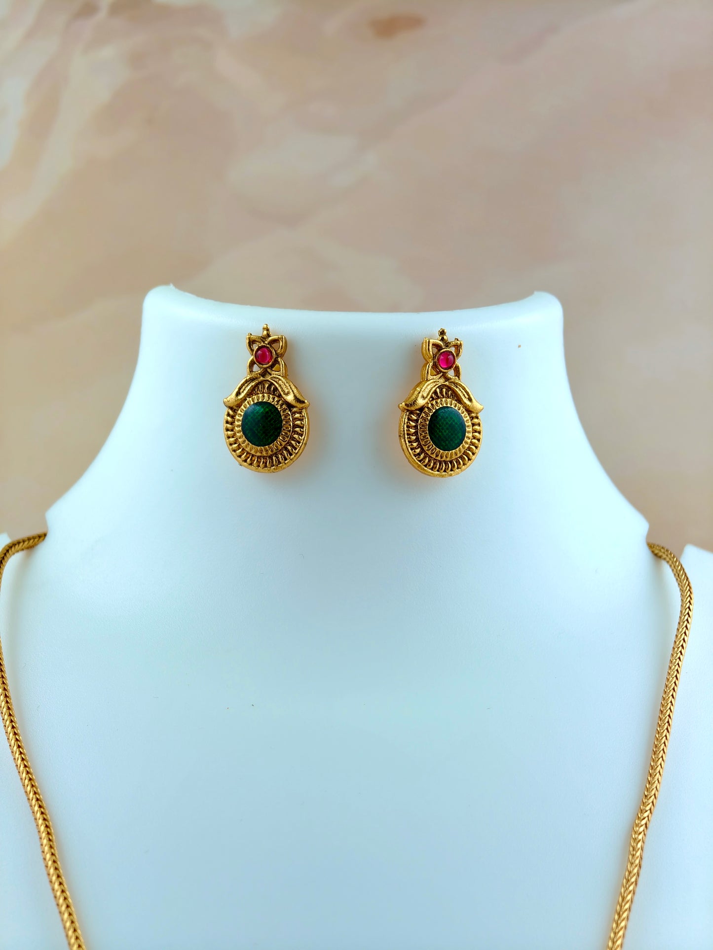 Traditional Coin Pendant Necklace