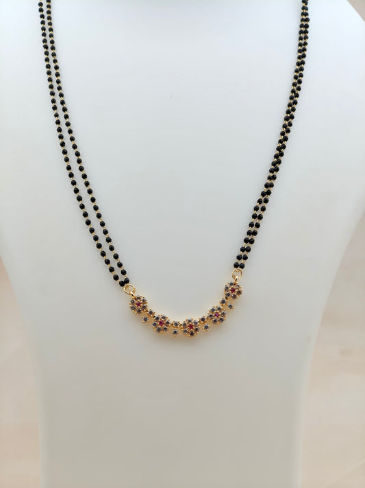 Karimani chain with Multi stone Pendant