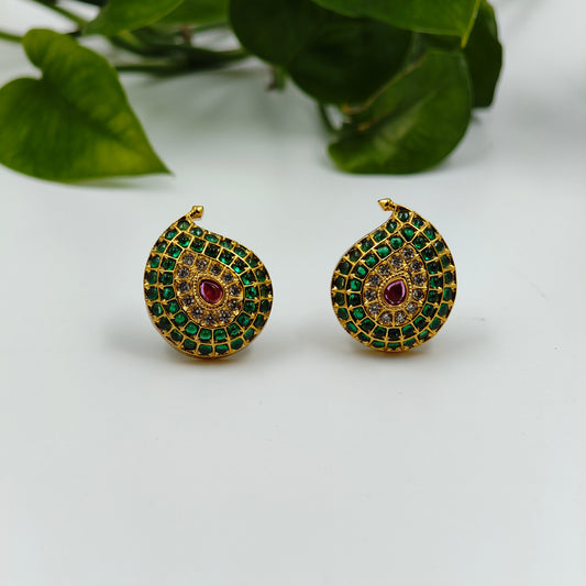 Traditional Kemp Mango Ear Studs