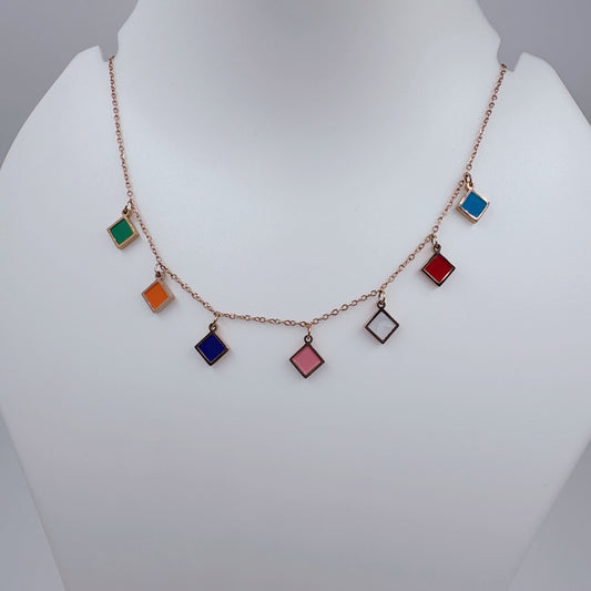 Simple Multicolor  pendant hanging chain