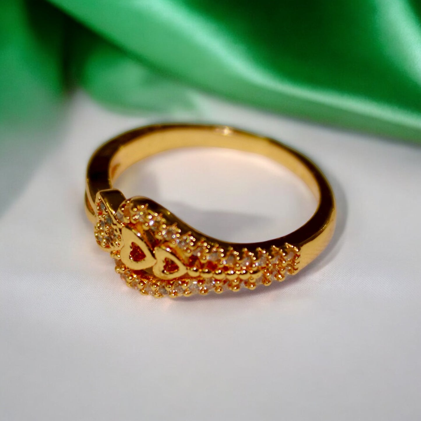 Unique Design A D Stone Ring
