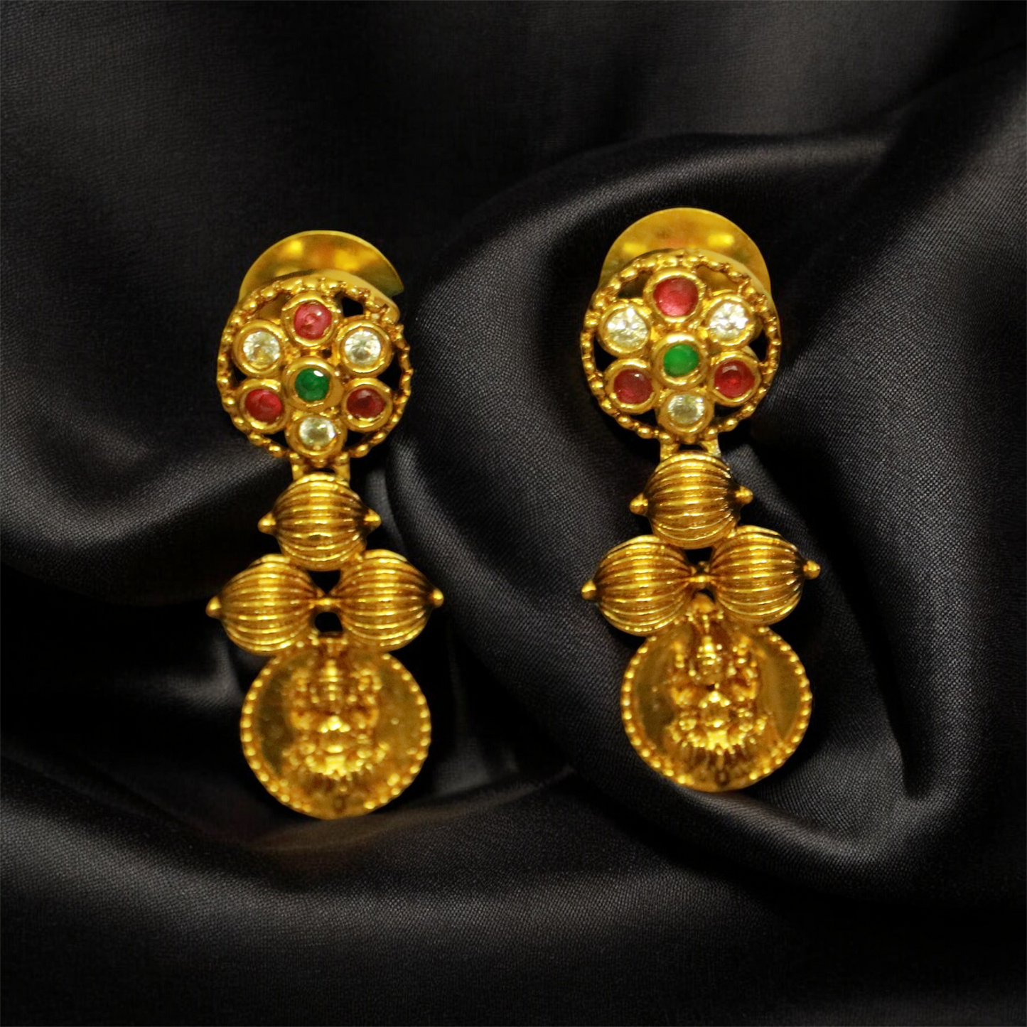 Traditional Coin Haaram & Earrings Set
