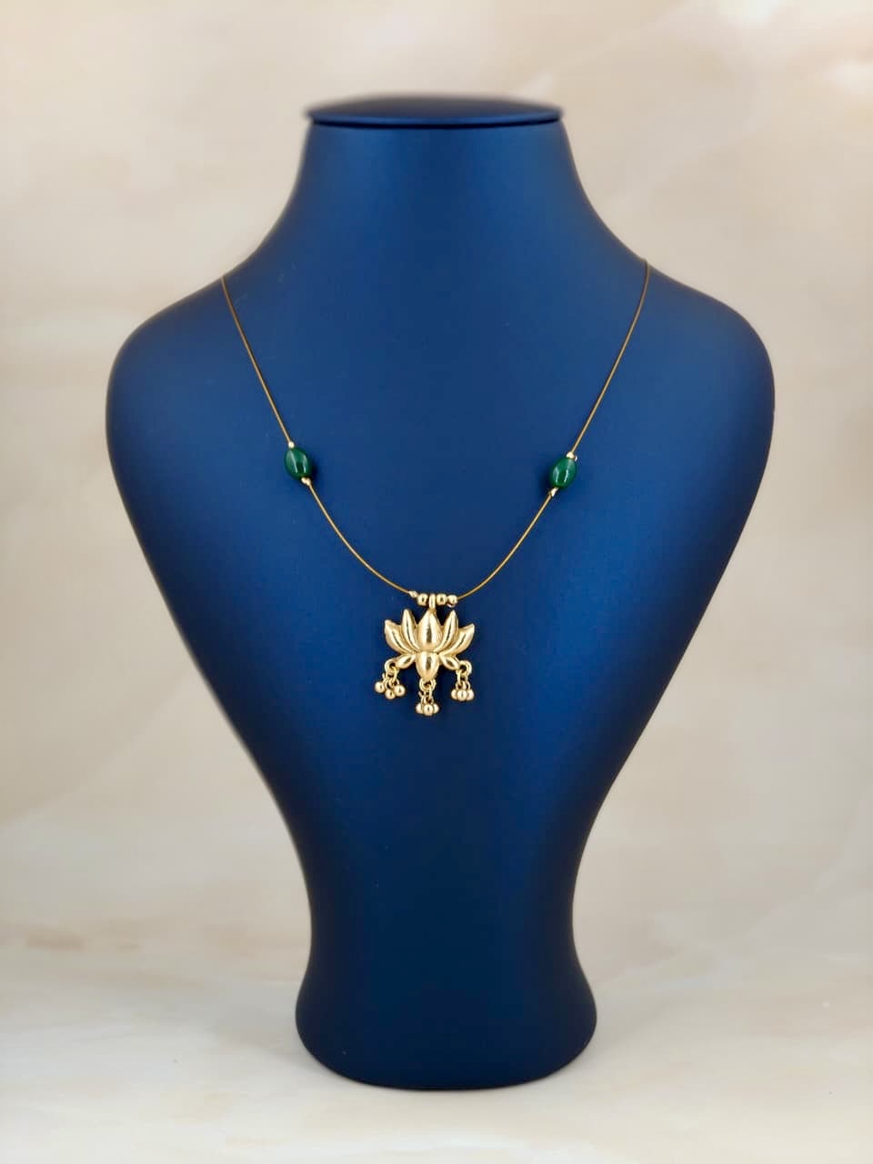 Single Pendant Lotus Invisible Necklace