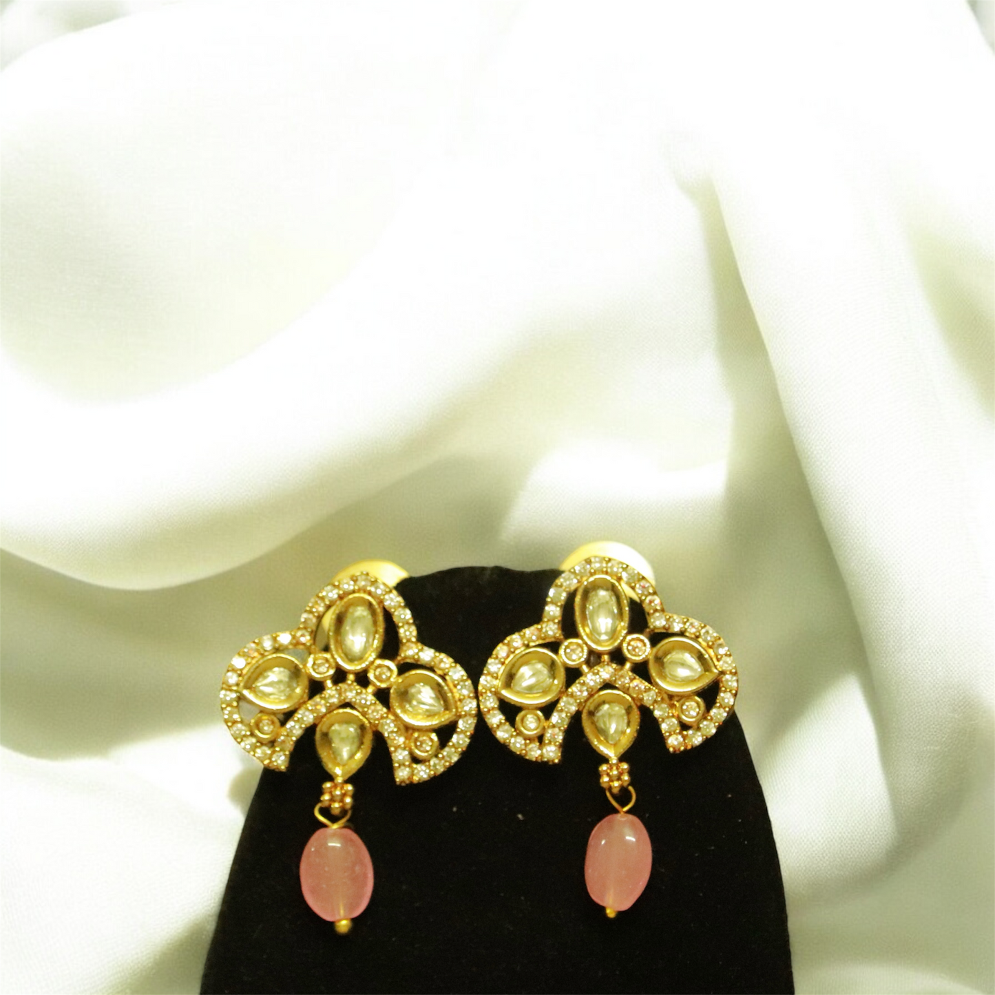 Beautiful Victorian Beaded Haaram & Earrings Set