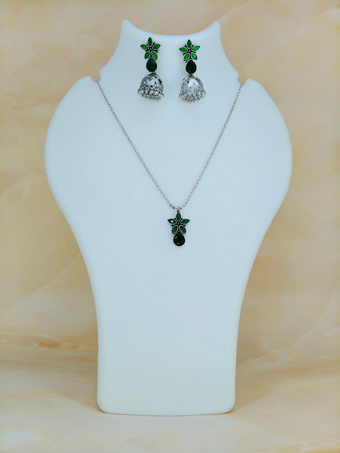 Simple Oxidised Set Green