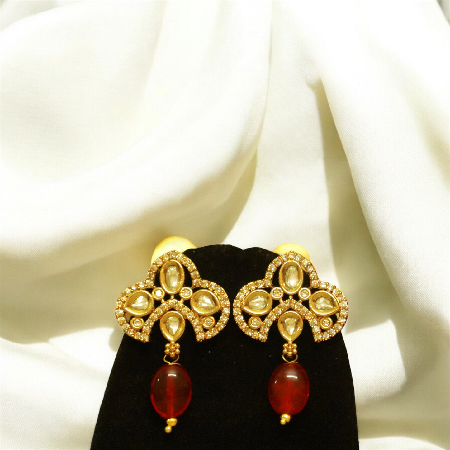 Beautiful Victorian Beaded Haaram & Earrings Set