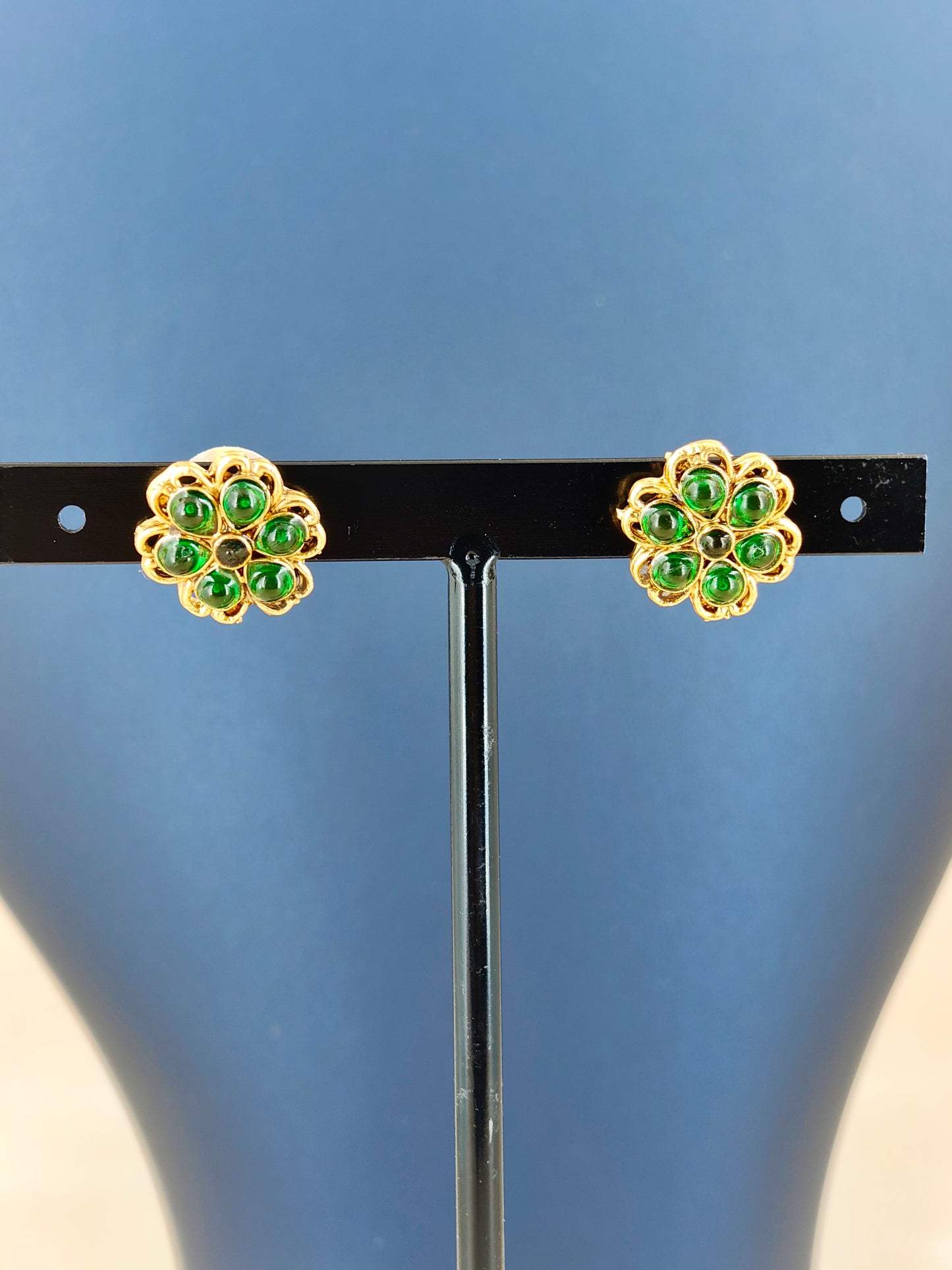 Floral pattern Choker Green
