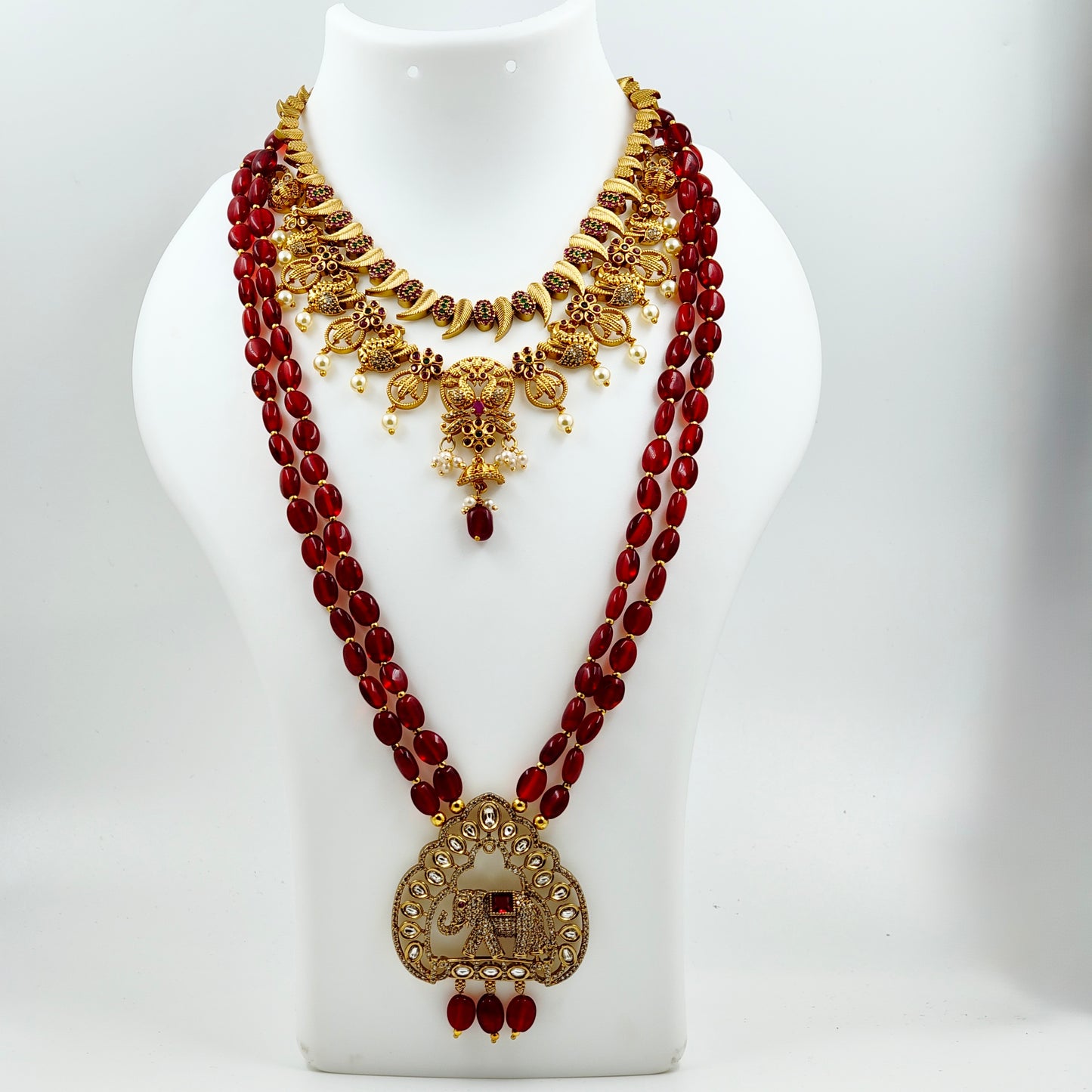 Victorian Beaded Haaram Bridal Set