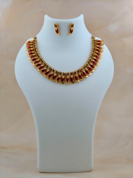Premium Mango Necklace Red