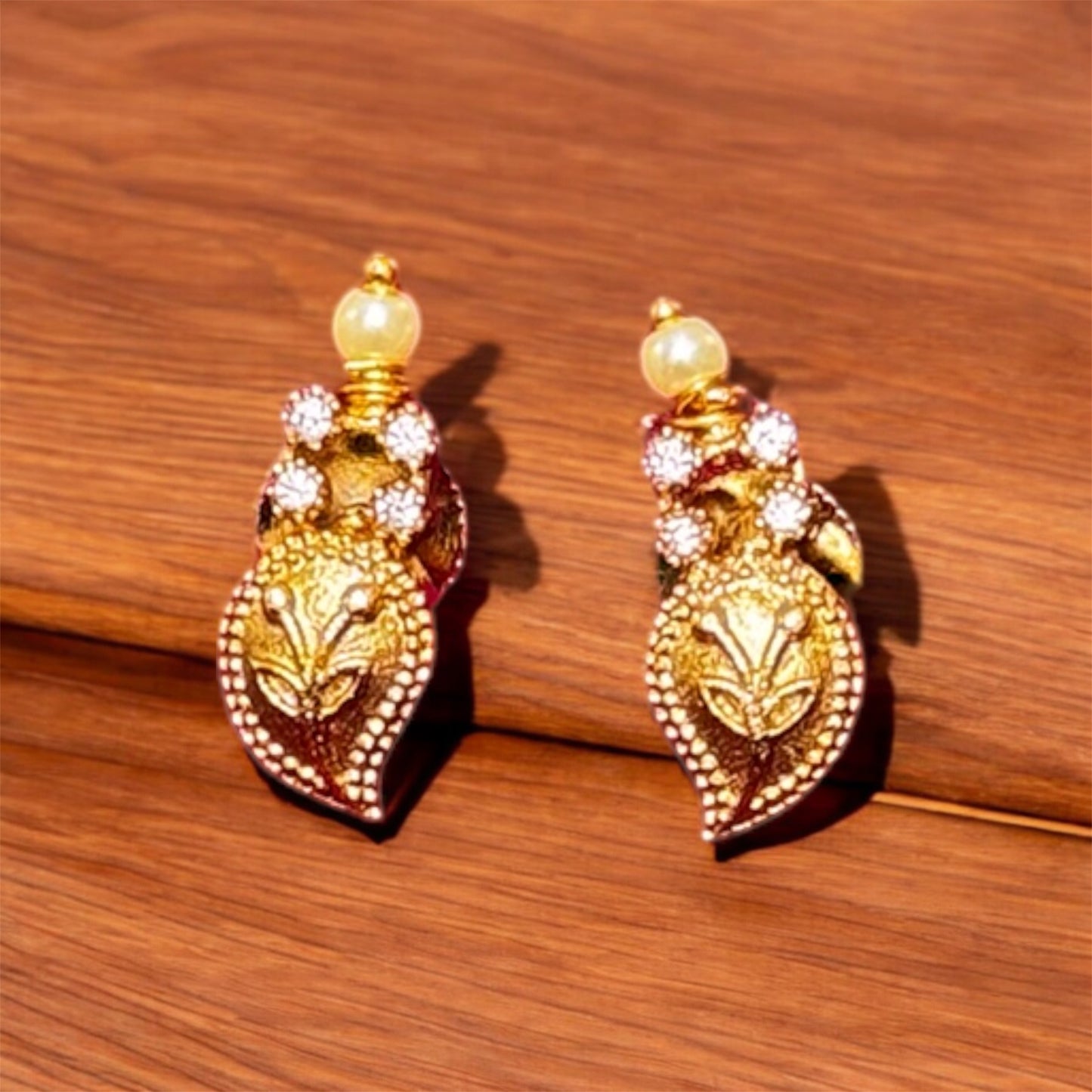 Premium Matte Finish Mango Design Bridal Haaram