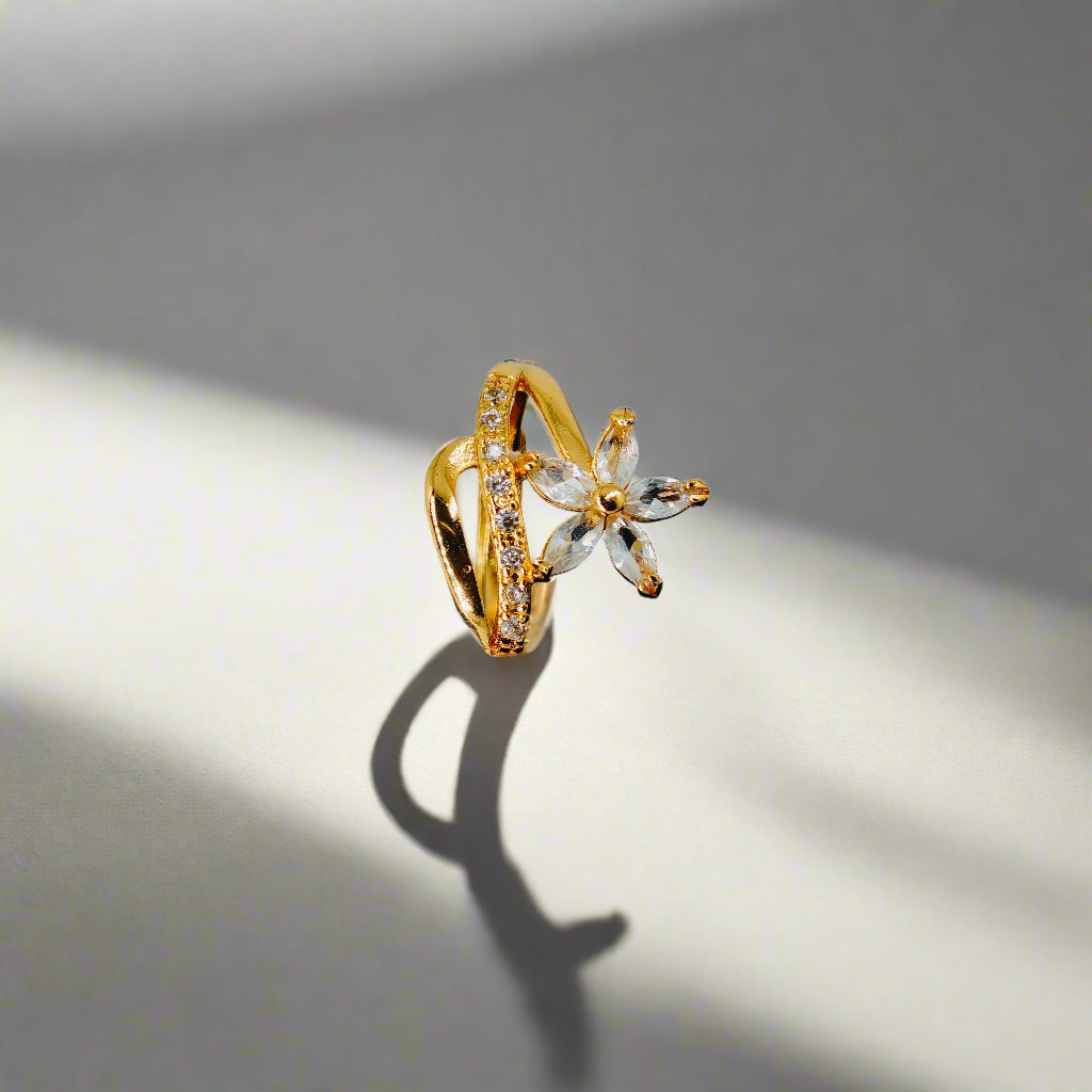 Beautiful A D Stone Ring