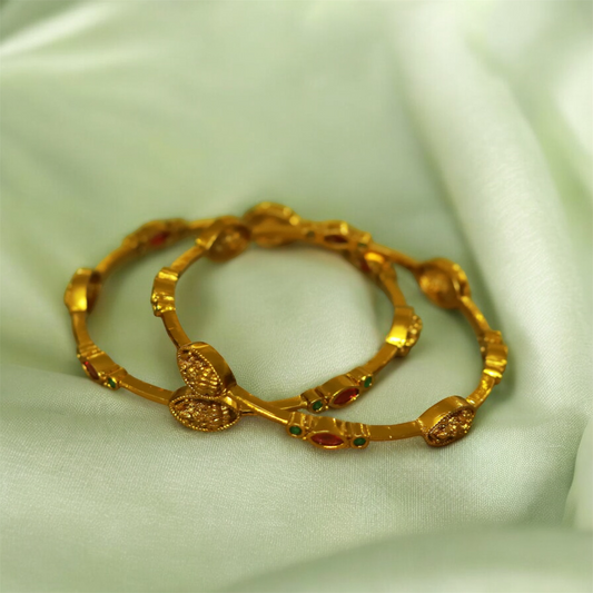 Antique Lakshmi Bangle (Set of 2)