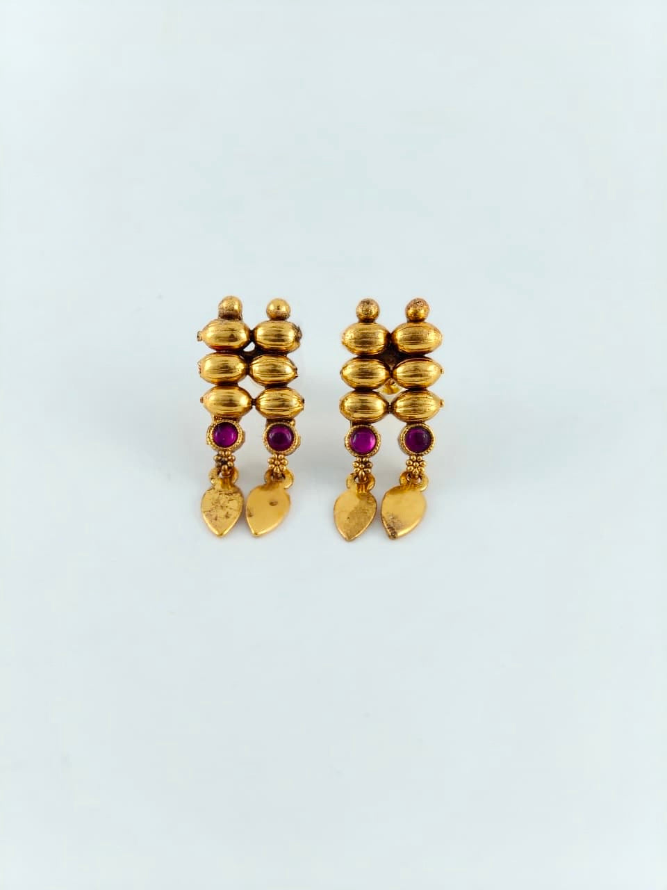 Beautiful Elakkathali in ruby stones