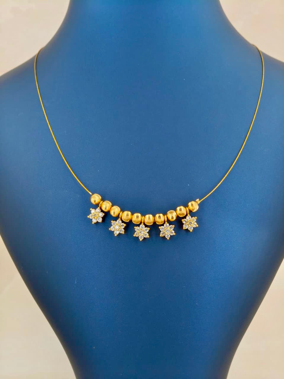 Beautiful AD Stone Invisible Chain