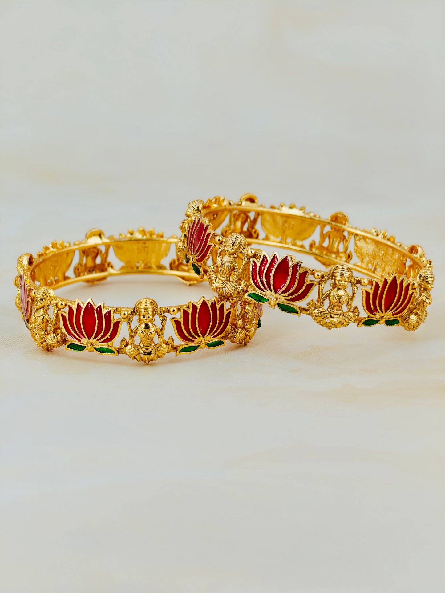 Trending Lotus and Lakshmi Bangles