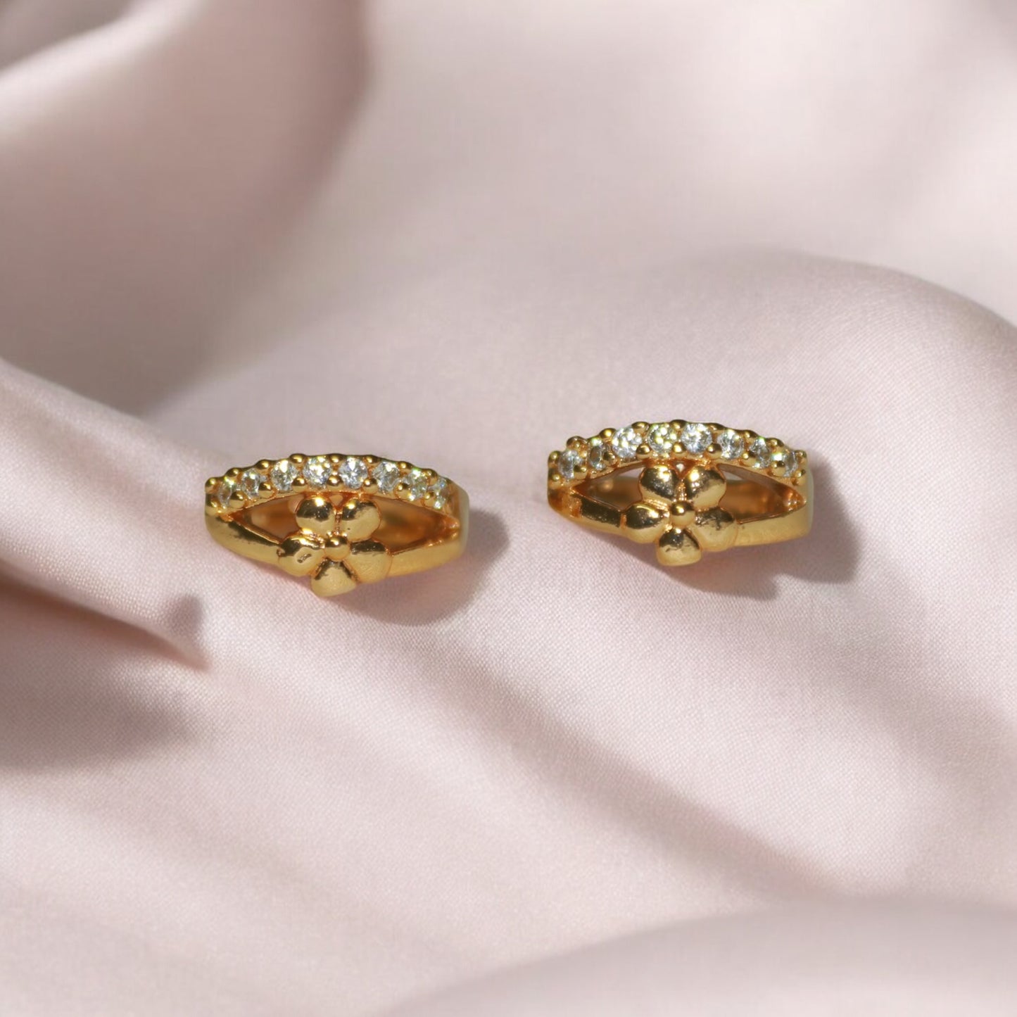 Flower Design Simple Earrings