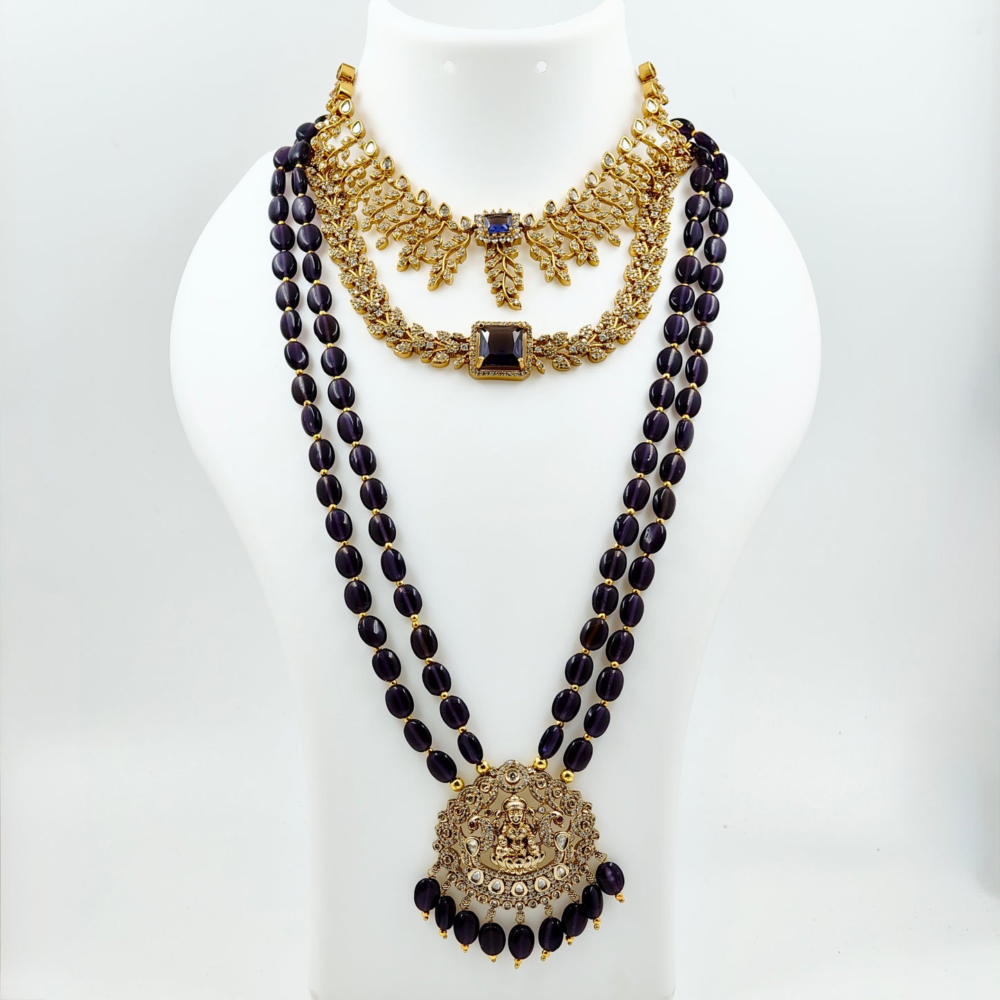 Victorian Beaded Haaram Bridal Set