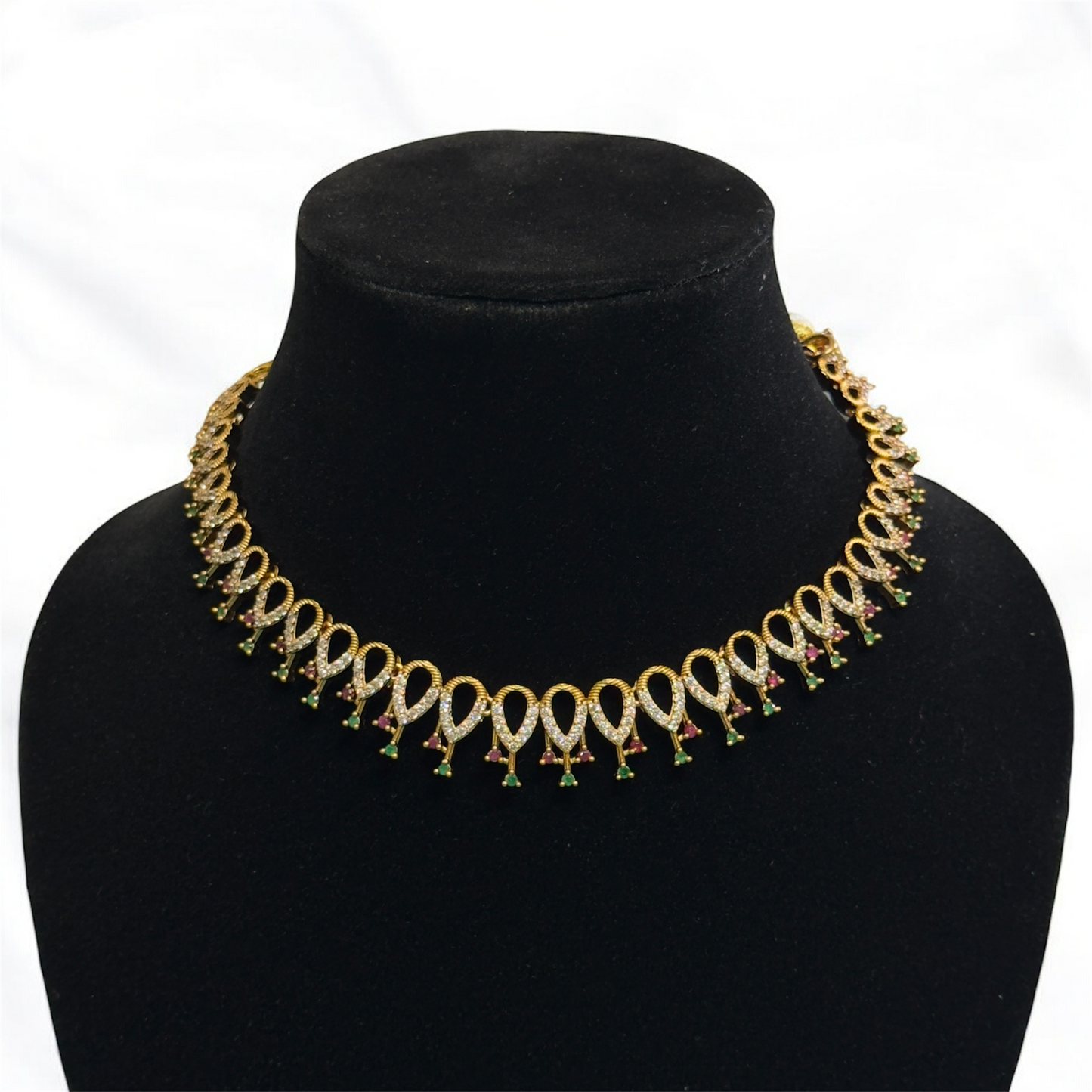 Simple and Elegant Necklace with Earrings Set
