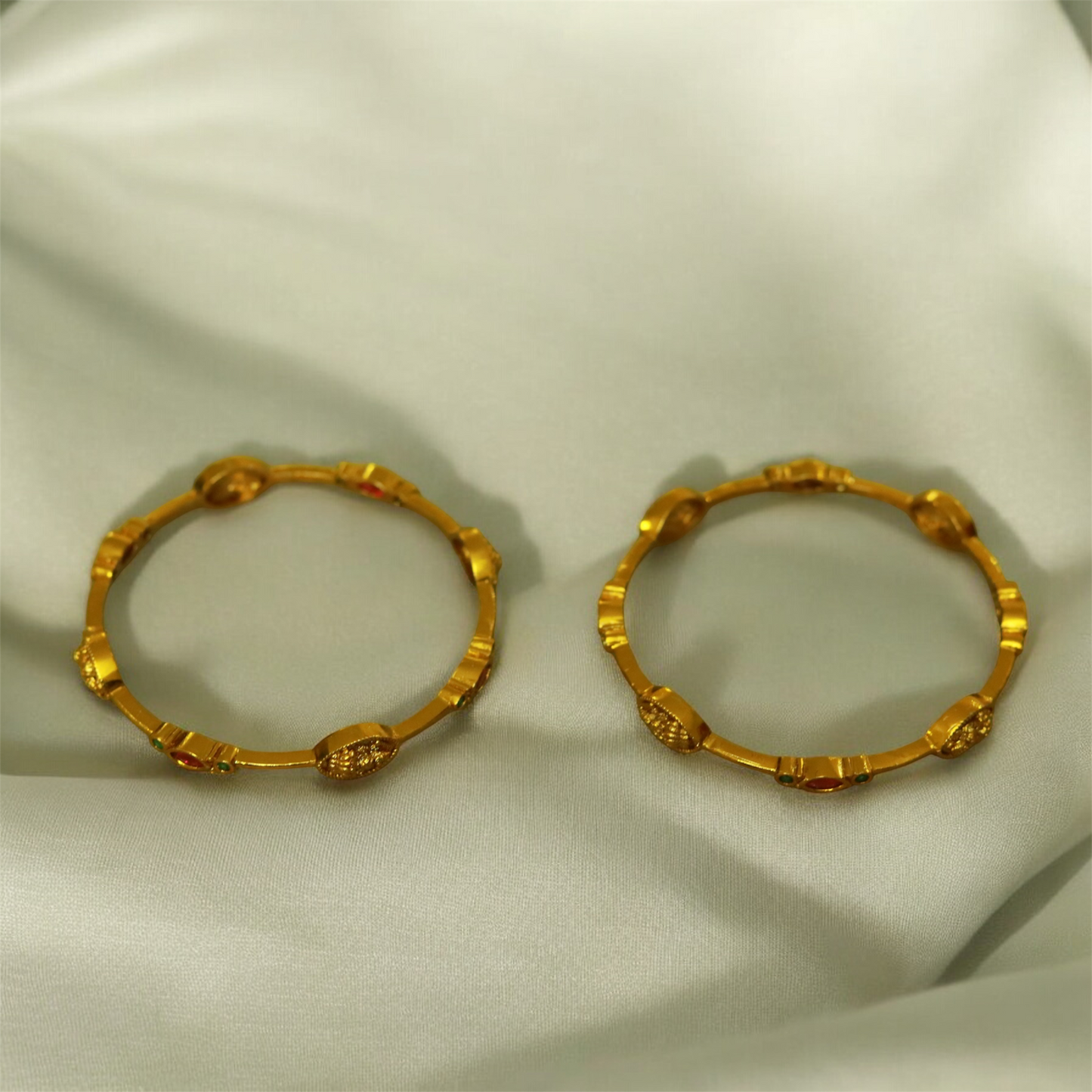 Antique Lakshmi Bangle (Set of 2)