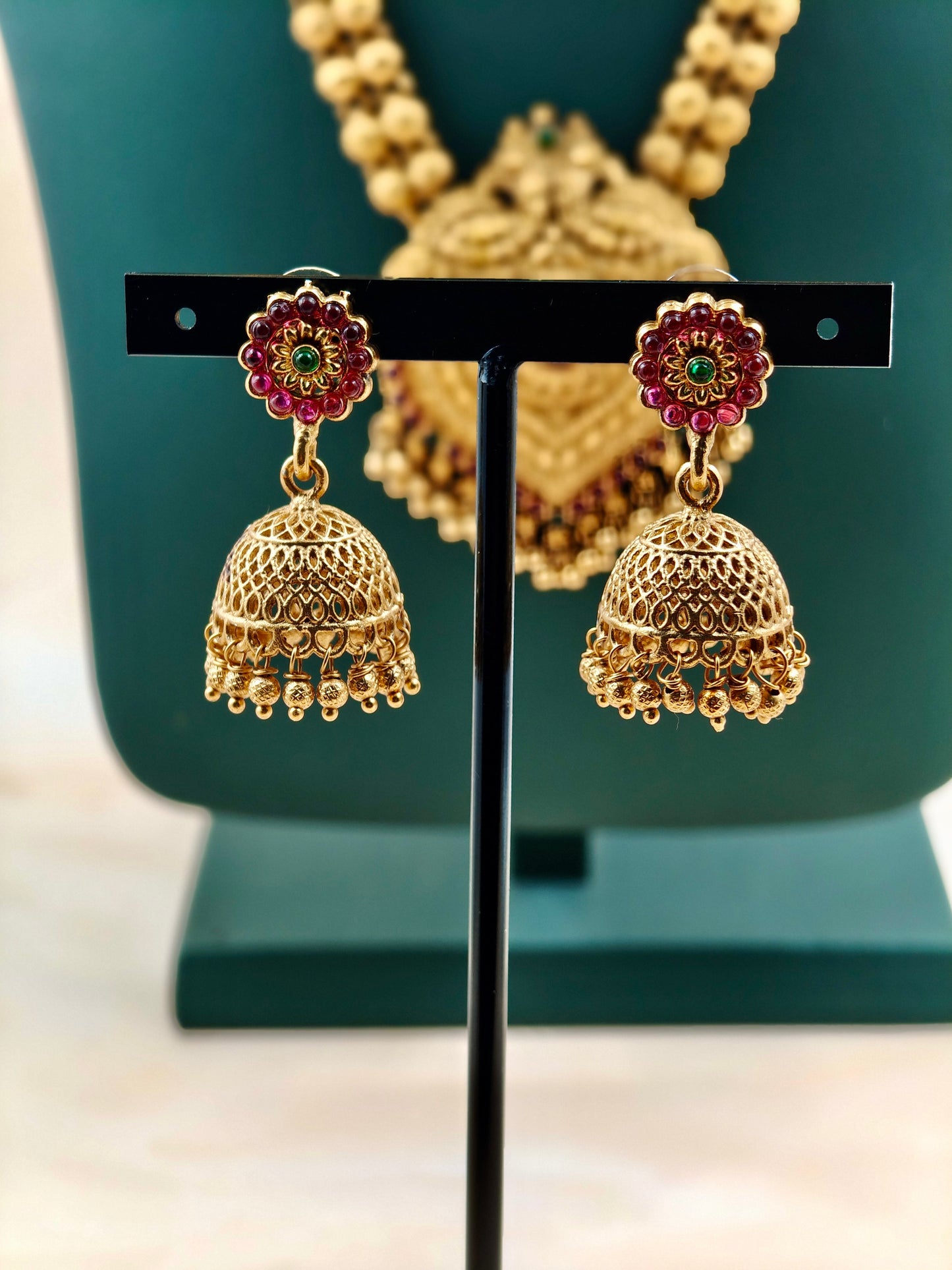 Classic Peacock Pendant Haaram