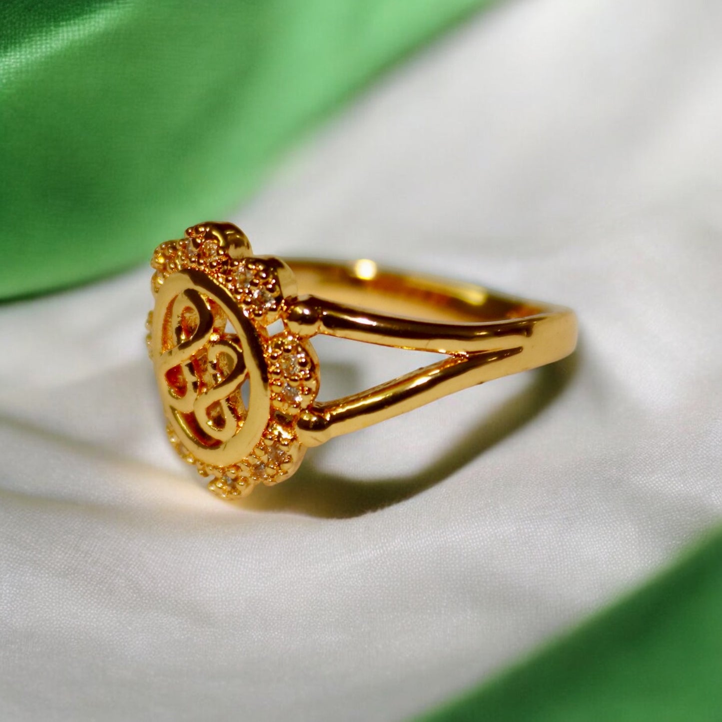 Elegant Gold Plated Ring