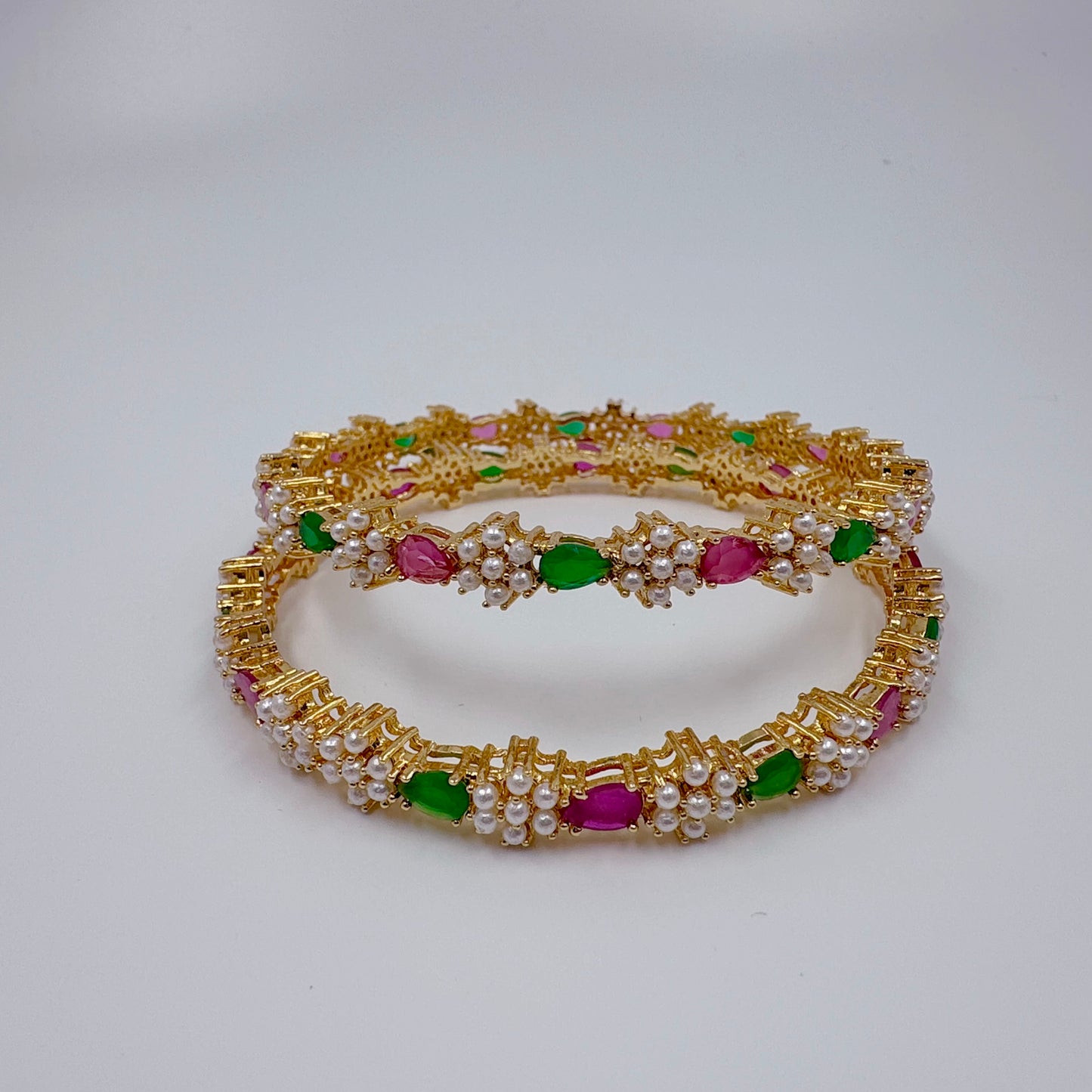 Beautiful Pearl Bangles