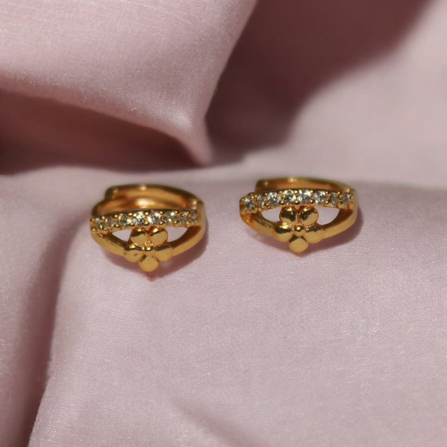 Flower Design Simple Earrings