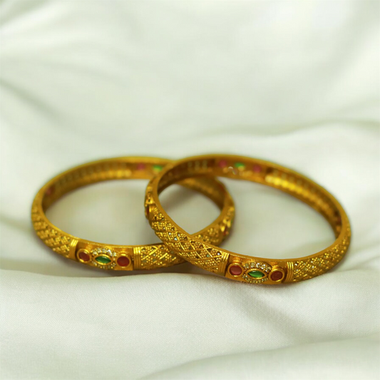 Antique Simple Bangle (Set of 2)