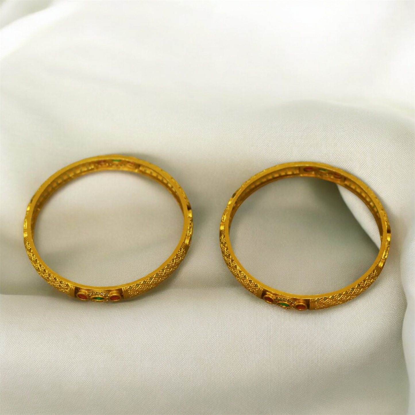 Antique Simple Bangle (Set of 2)