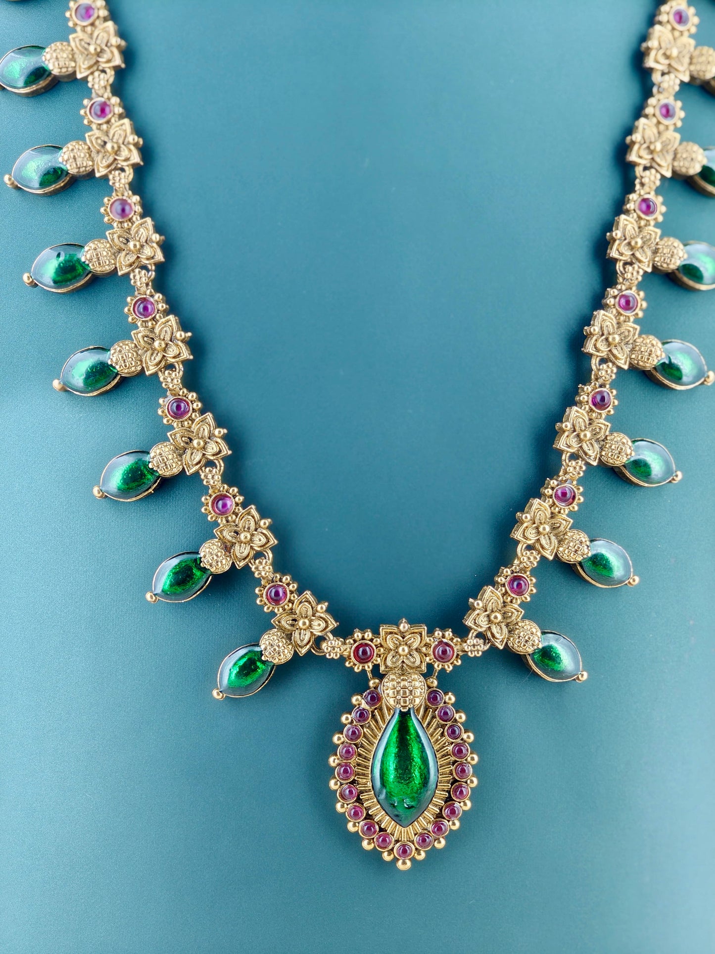 Beautiful Nagapada Haaram Green