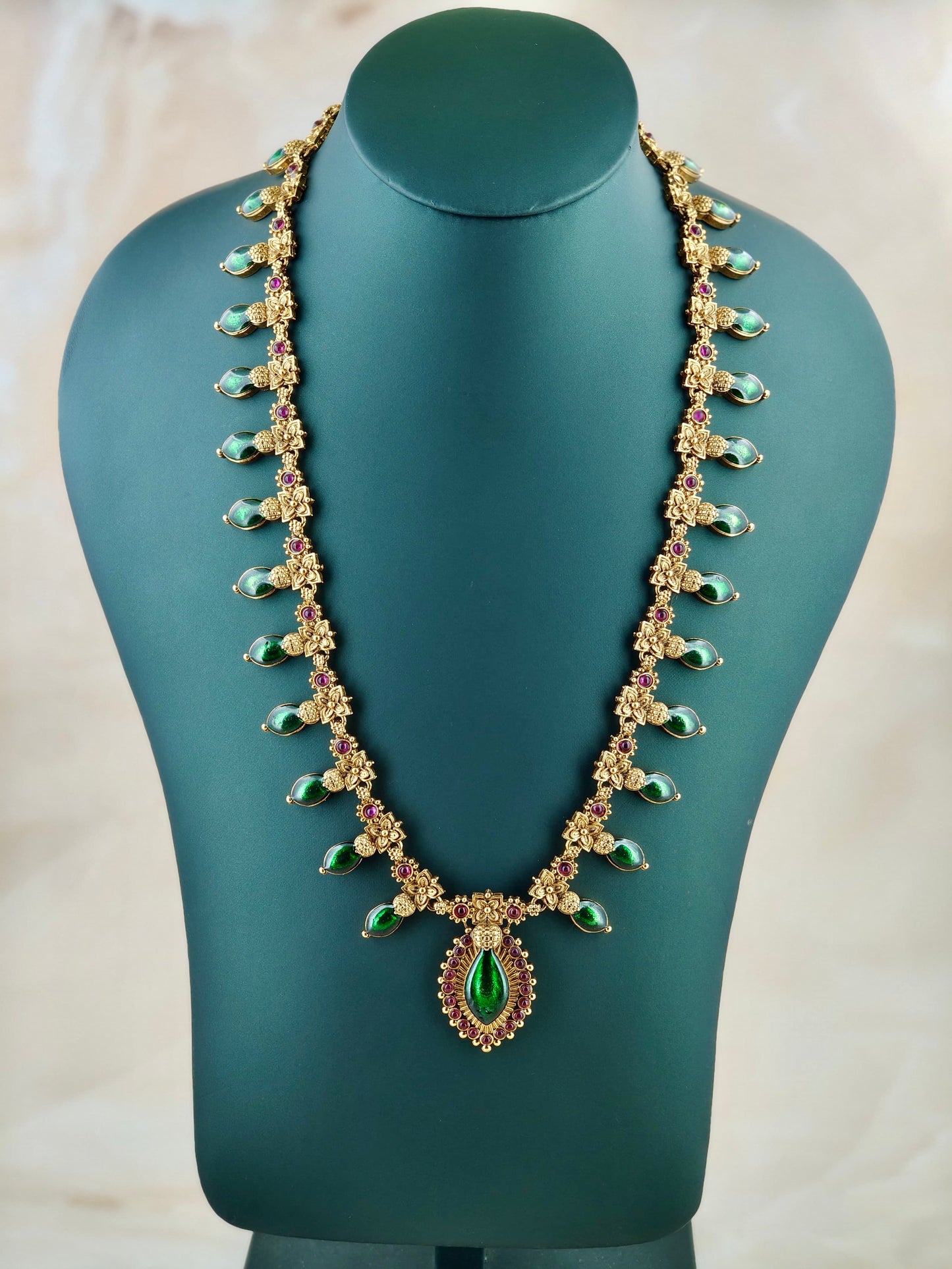 Beautiful Nagapada Haaram Green