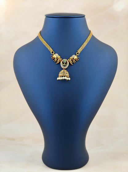 Cutie Elephant Pendant Necklace