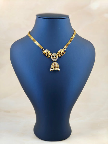 Cutie Elephant Pendant Necklace
