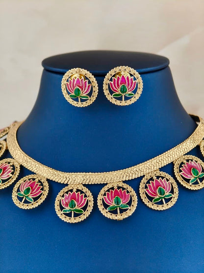 Beautiful Lotus Necklace