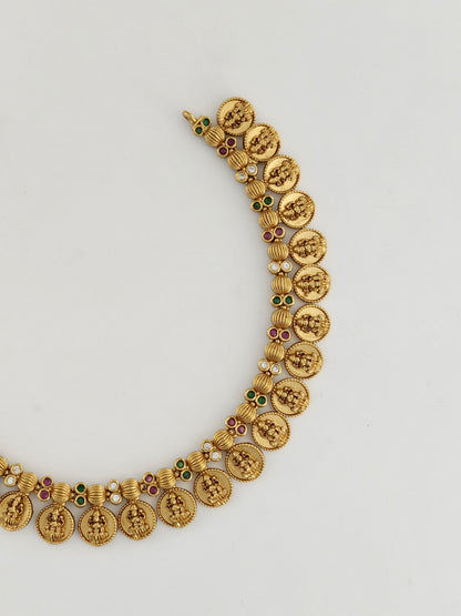 Mehandi Antique Coin Necklace