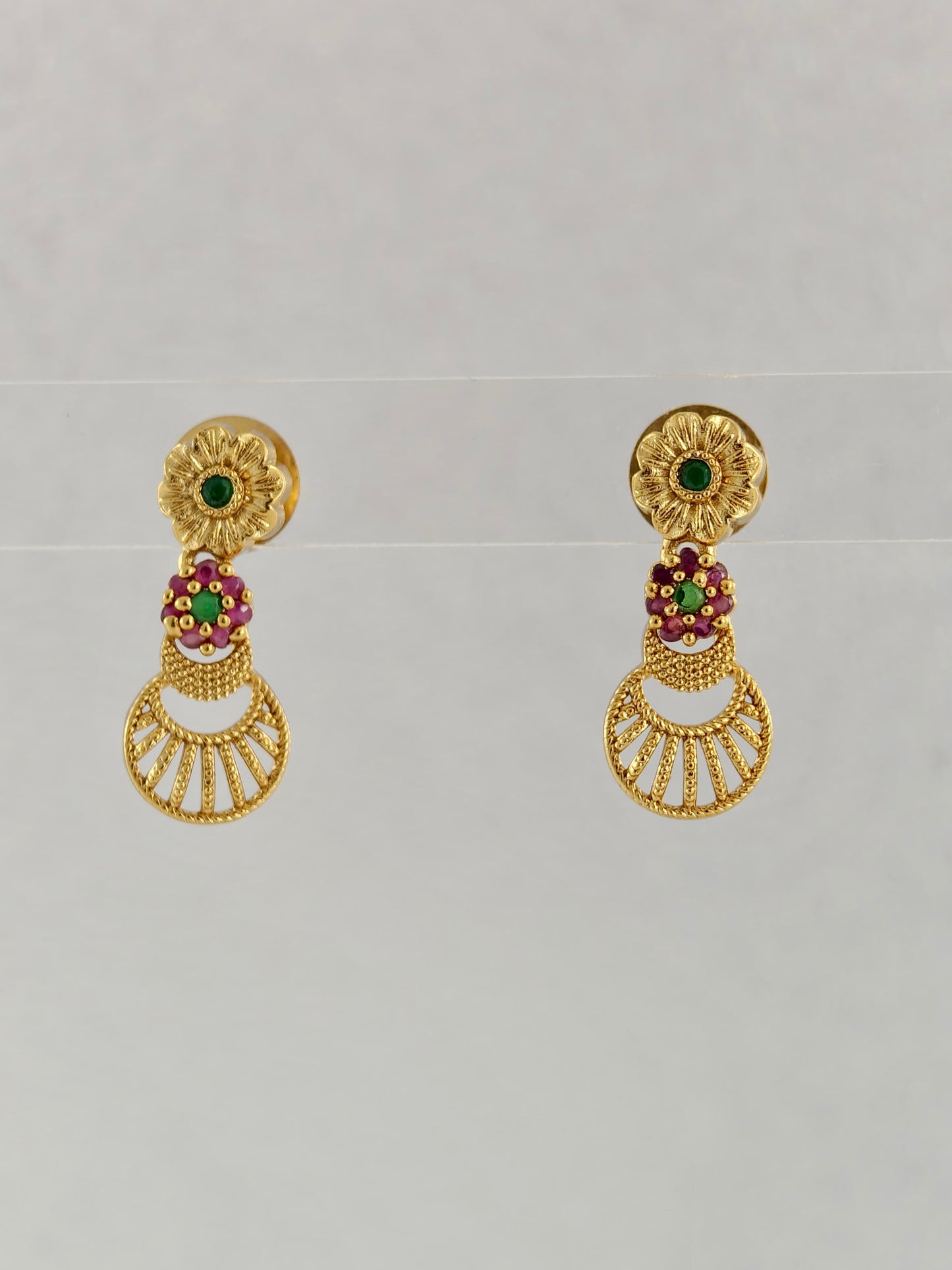 Mehandi Antique Necklace with stones