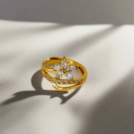 Beautiful A D Stone Ring
