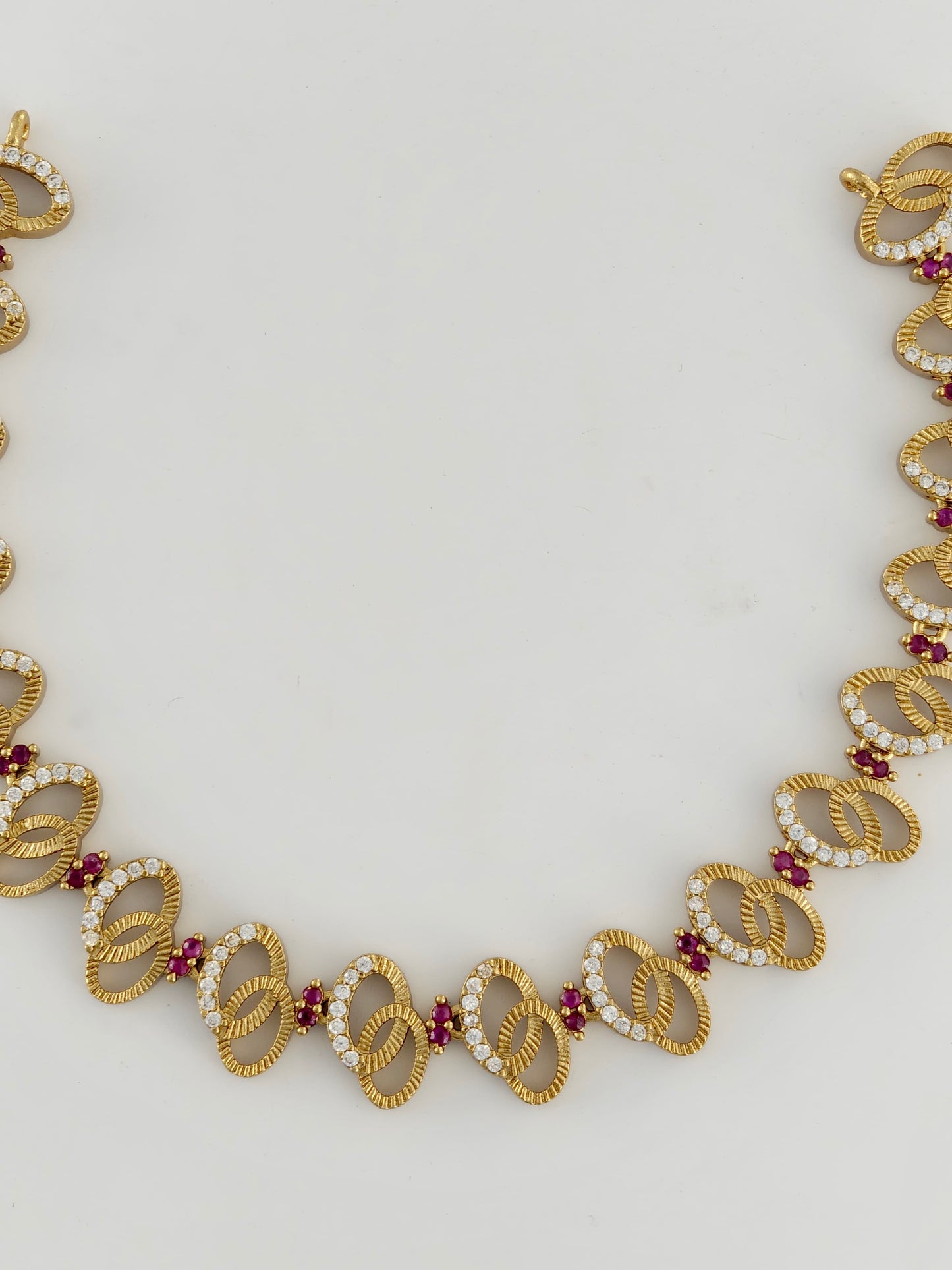 Mehandi Antique Necklace with stones