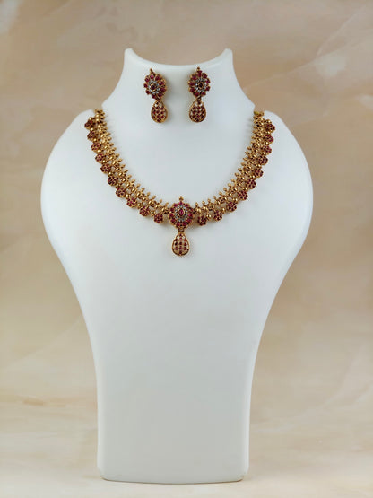 Red Stone Necklace