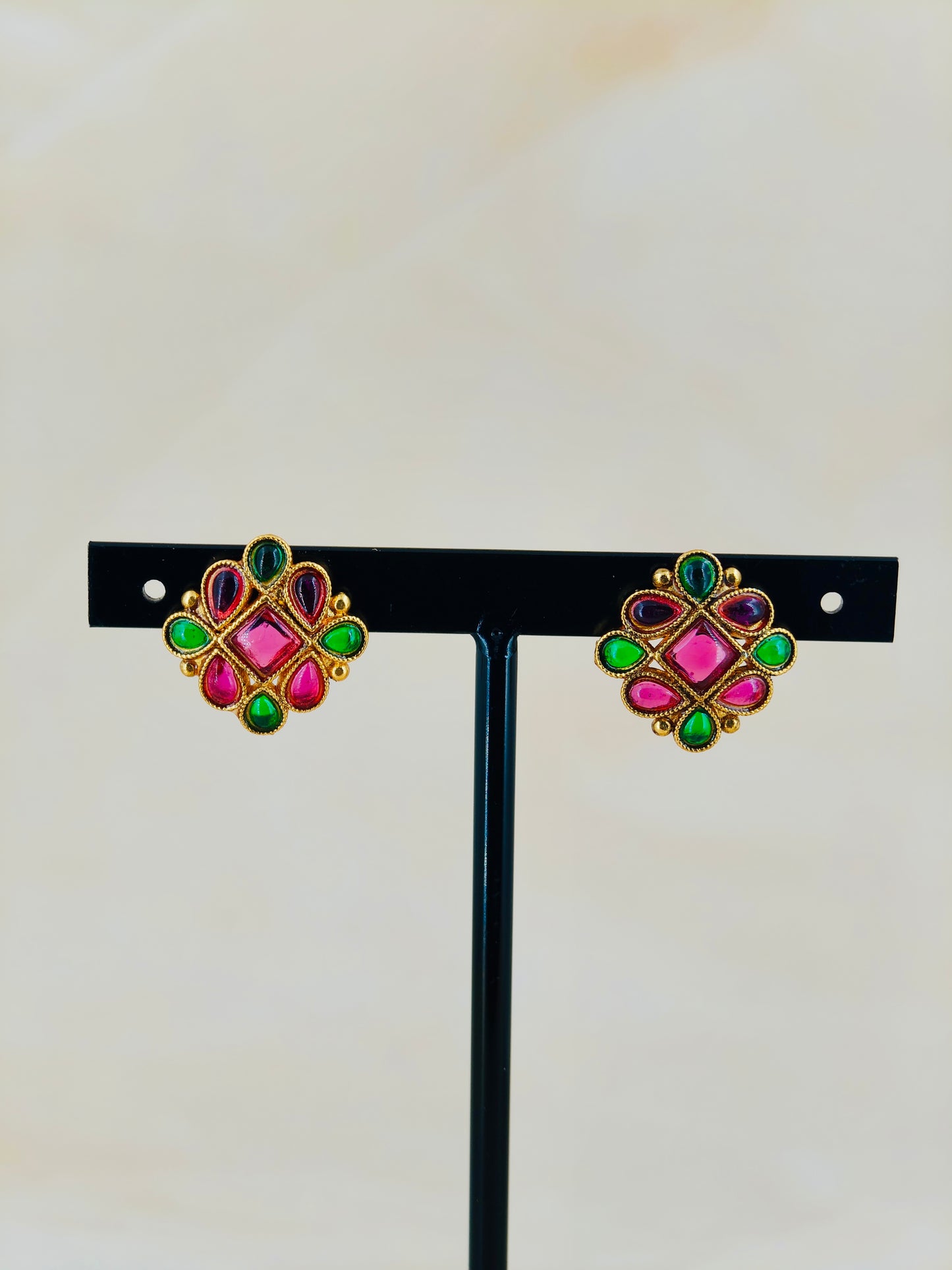 Ruby and Green Kemp Choker
