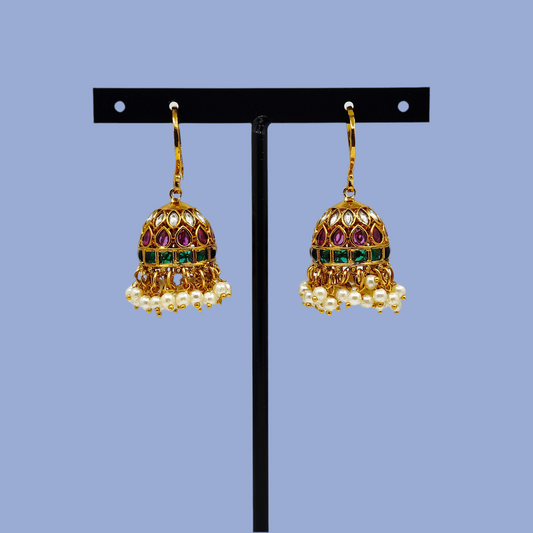 Traditional Hanginging Pearl Jhumka