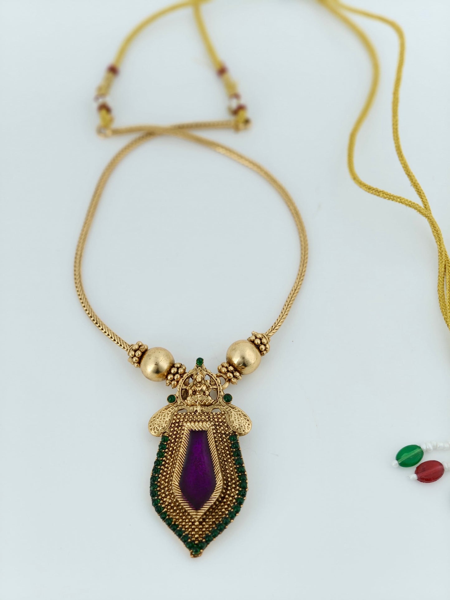 Nagapadam Pendant Necklace Vadamalli Colour