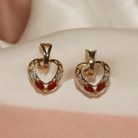 Heart Design Earrings