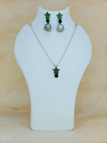 Simple Oxidised Set Green