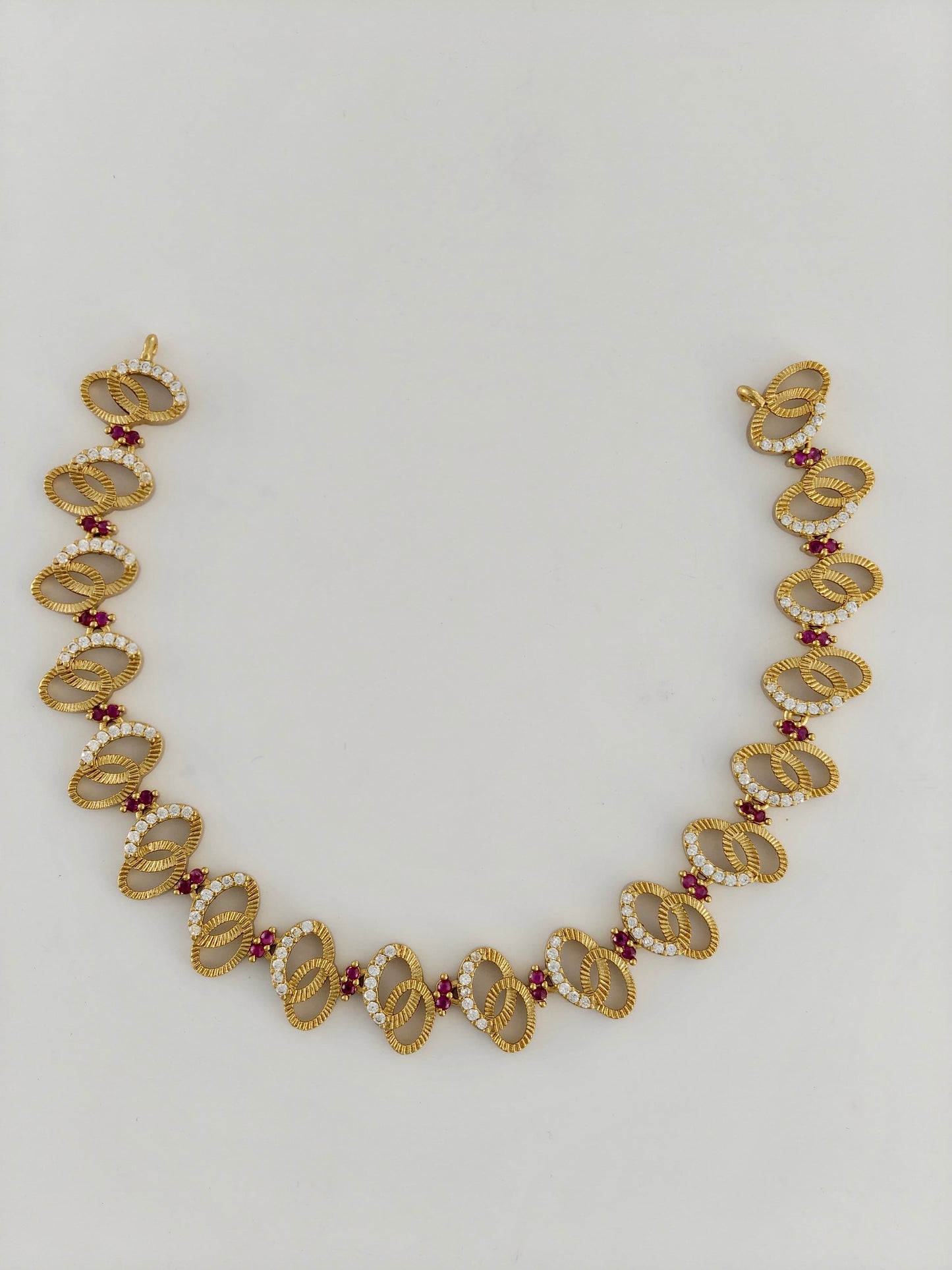 Mehandi Antique Necklace with stones