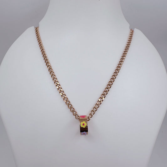 Rose Gold Chain with Unique Pendant