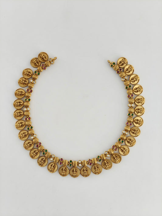 Mehandi Antique Coin Necklace