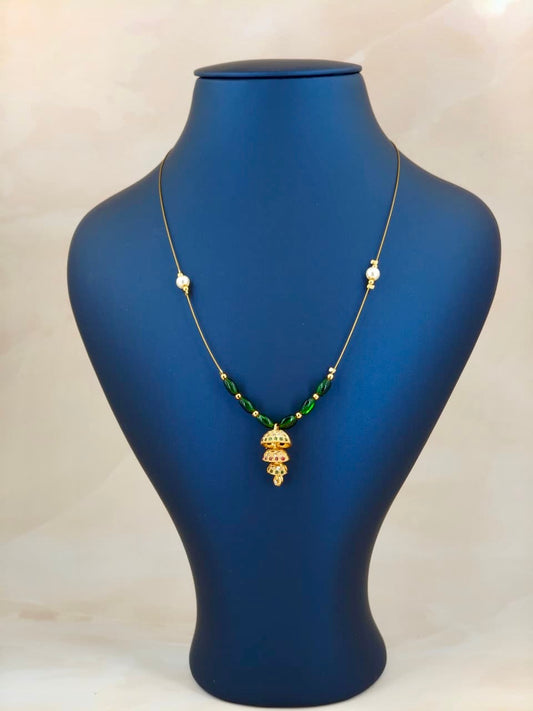 Beautiful Jumki Pendant Invisible Chain